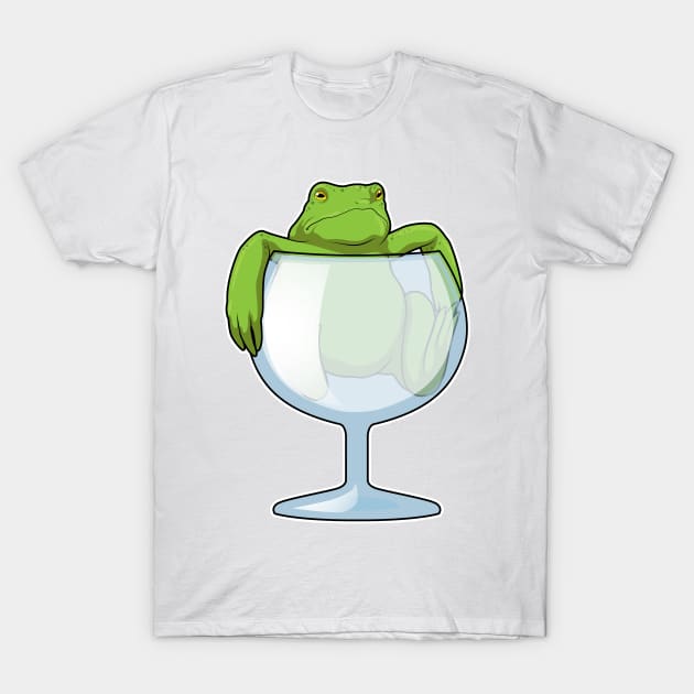 Frog Glass T-Shirt by Markus Schnabel